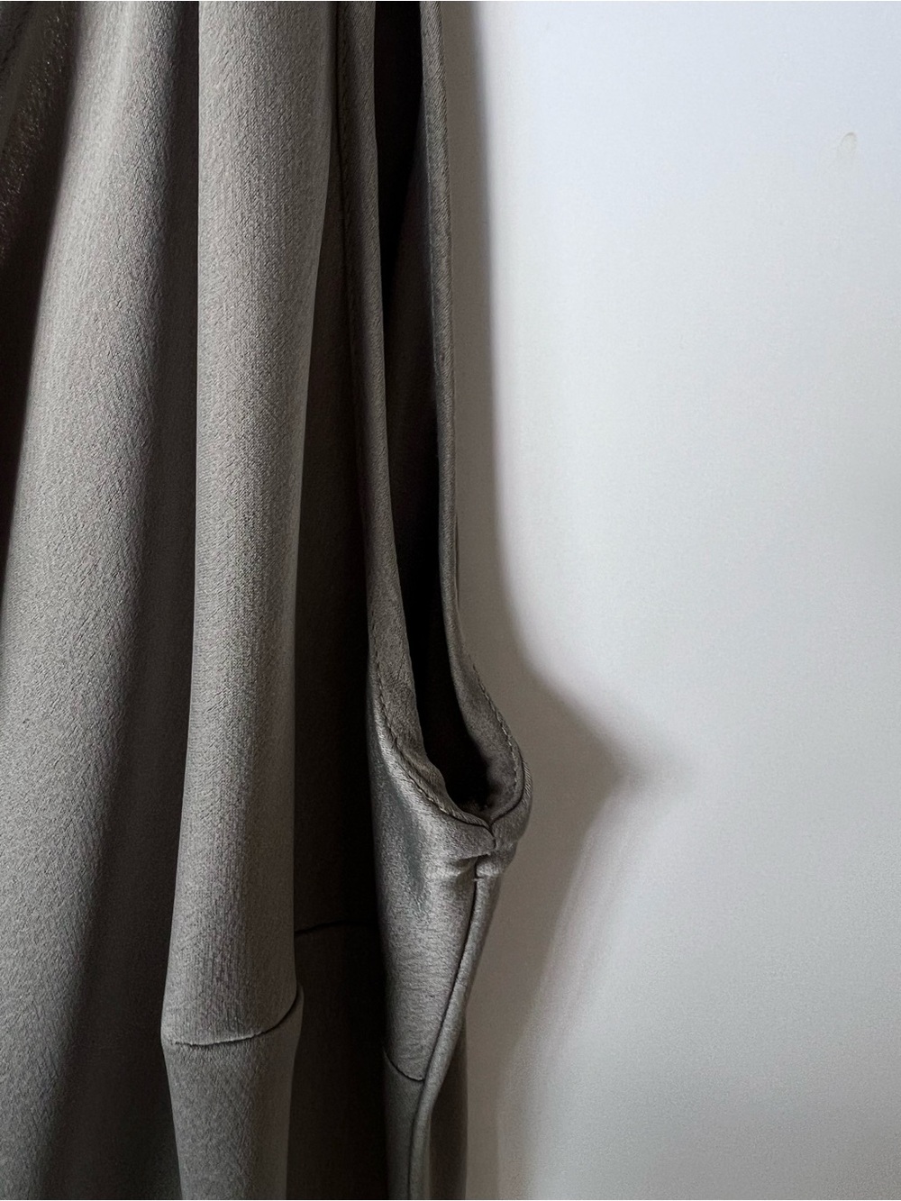 BHLDN Olive One-Shoulder Midi Dress - Picture 8 of 10